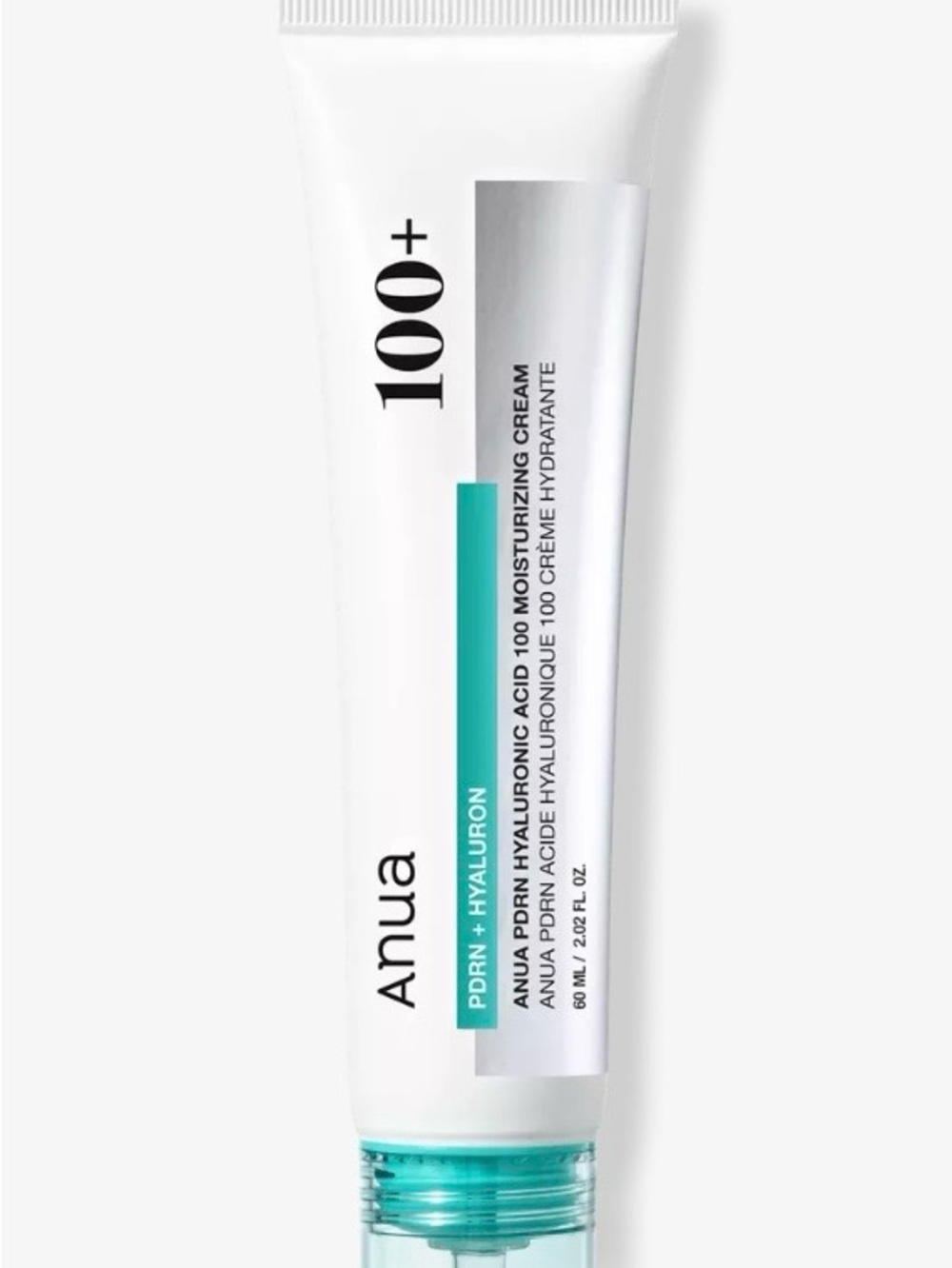 Anua 100+ Hyaluronic Acid Moisturizing Cream - White & Teal